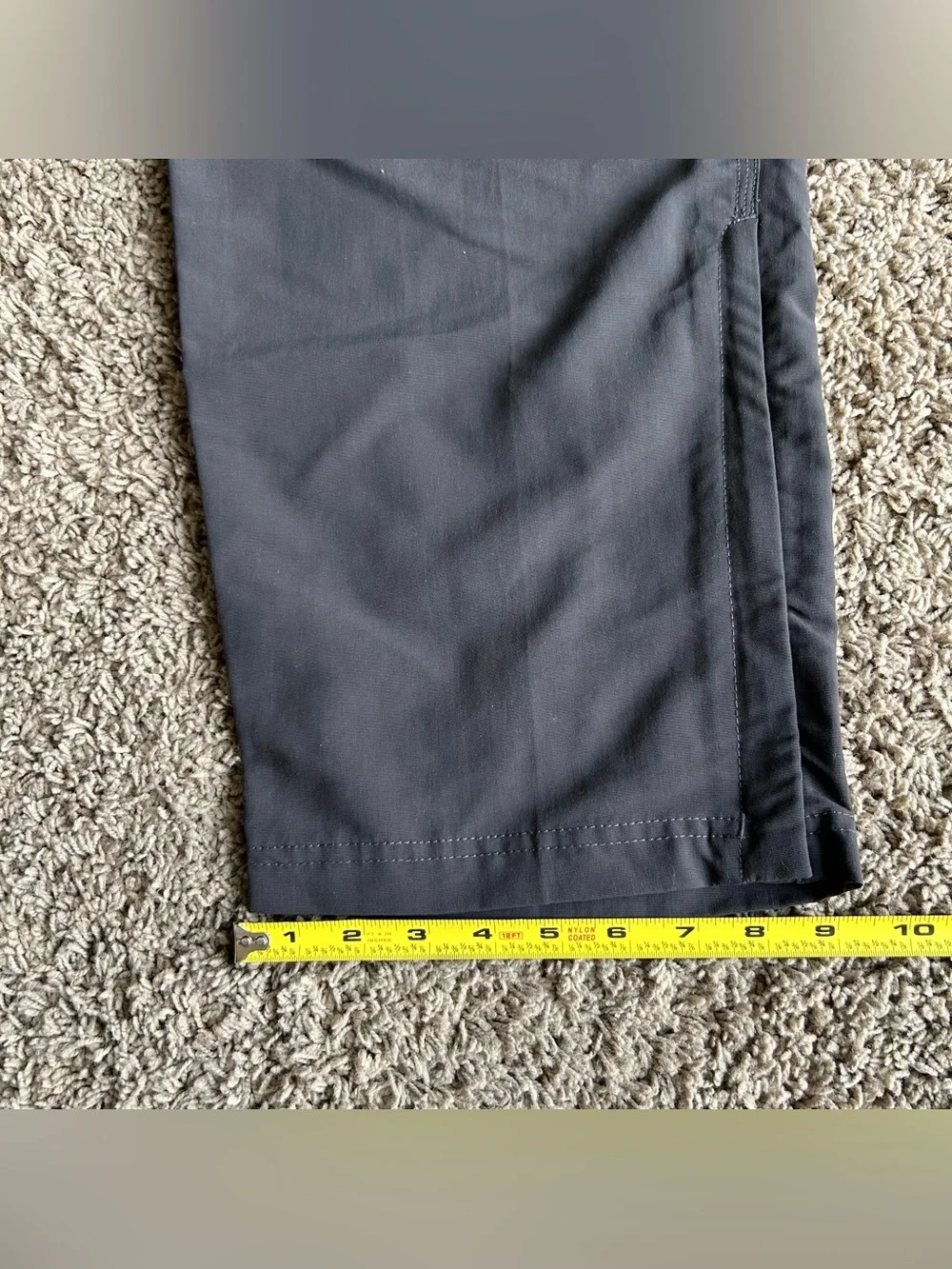 The North Face Pants Mens Large 36x30 Black Convertible Belted Cargo Outdoors
